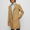 BOSS HYDE - Short Coat - Beige 1 BOSS HYDE - Short Coat - Beige -BOSS Sales Store 924678c88e7d492a97e1e554bf298fa2