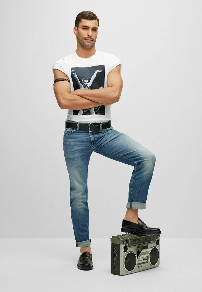 BOSS T_LEGEND - Print T-shirt - White 6 BOSS T_LEGEND - Print T-shirt - White - Image 4