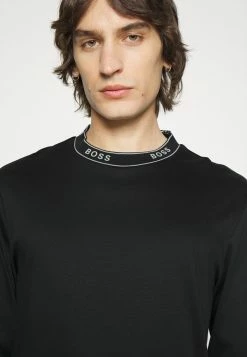 BOSS TALLEY - Long Sleeved Top - Black -BOSS Sales Store 927a969206784b6380fd519b8ba2bf6e