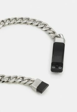 BOSS BENNETT - Bracelet - Silver-coloured/black -BOSS Sales Store 92df5246e00e45b8b34bf2ecfabc6387