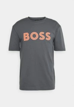 BOSS TEEOS - Print T-shirt - Grey -BOSS Sales Store 931d16483b60441eb6f183dd140aba86