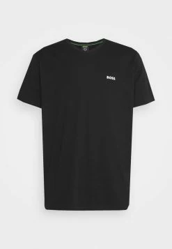 BOSS TEEVN CURVED - Print T-shirt - Black 12 BOSS TEEVN CURVED - Print T-shirt - Black -BOSS Sales Store 9501155efacb43389ae66f60e2daa47e