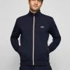 BOSS SKAZ - Zip-up Sweatshirt - Dark Blue -BOSS Sales Store 952ad73816dd4704be2d1e0f9d3b3f25
