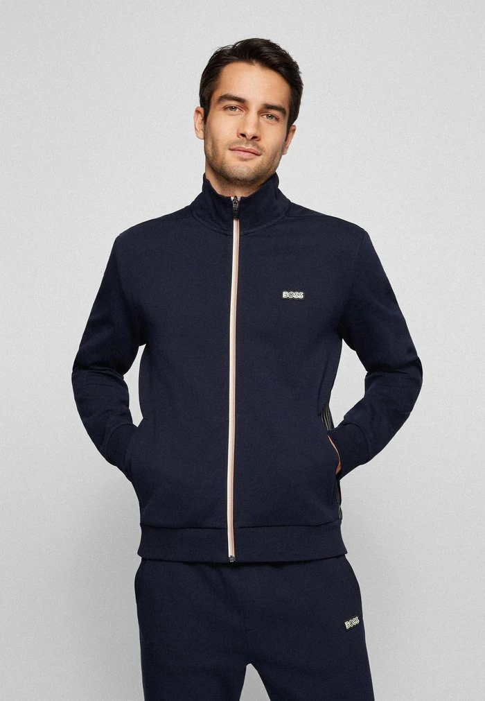 BOSS SKAZ - Zip-up Sweatshirt - Dark Blue 3 BOSS SKAZ - Zip-up Sweatshirt - Dark Blue