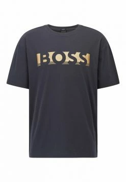 BOSS Print T-shirt - Dark Blue -BOSS Sales Store 95b477fccbfd4d278e02ed79cb905c5b