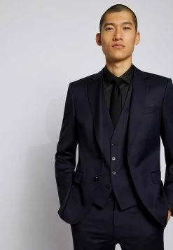 BOSS HUGE - Suit Waistcoat - Dark Blue -BOSS Sales Store 95dc568591fa47ec95fea20182637bd7