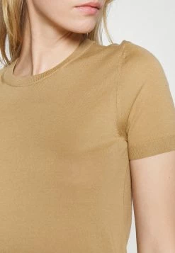 BOSS FALYSSIAS - Basic T-shirt - Medium Beige -BOSS Sales Store 981c23d984f84797bec45f9795b93783