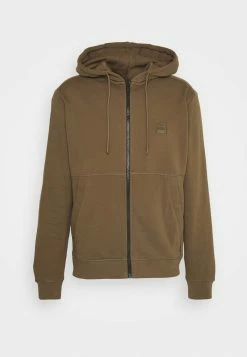 BOSS Zip-up Sweatshirt - Dark Green -BOSS Sales Store 983cb39290bc4ba38903d63baf92b10a