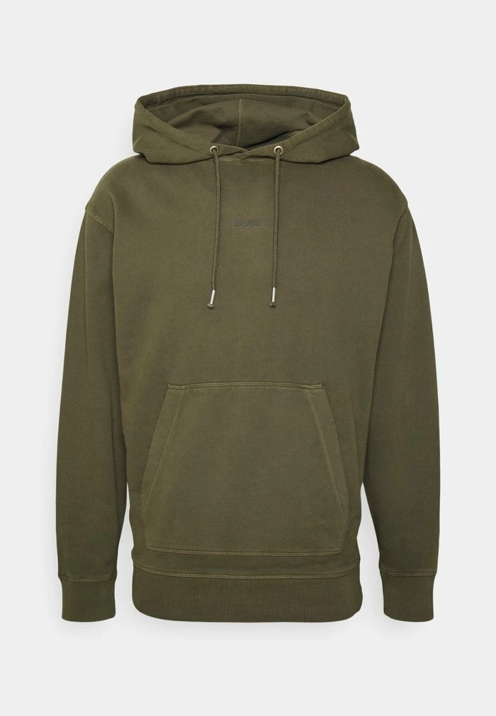 BOSS Hoodie - Dark Green 7 BOSS Hoodie - Dark Green - Image 5