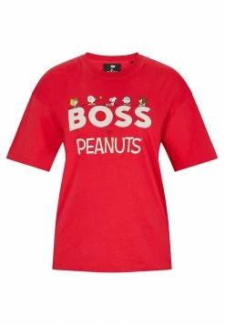 BOSS ENAHITA - Print T-shirt - Red Thirteen