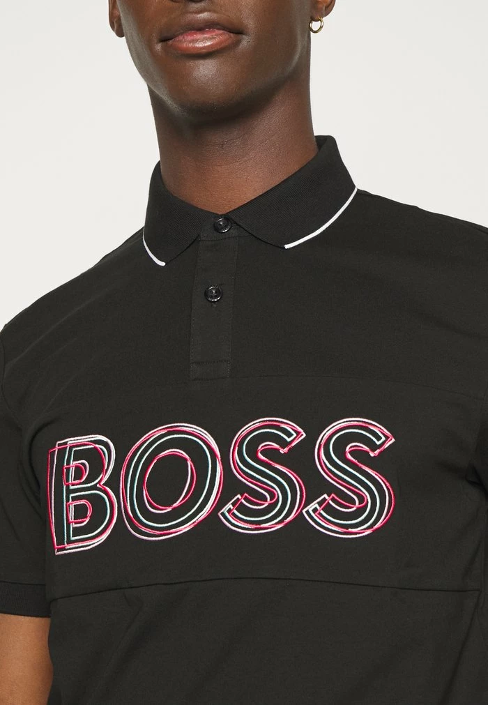 BOSS PAVEL - Polo Shirt - Black 8 BOSS PAVEL - Polo Shirt - Black - Image 6