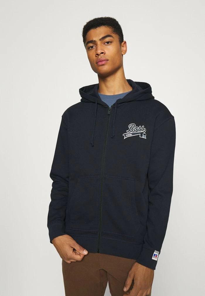 BOSS X RUSSELL ATHLETIC SANYO - Zip-up Sweatshirt - Navy 3 BOSS X RUSSELL ATHLETIC SANYO - Zip-up Sweatshirt - Navy