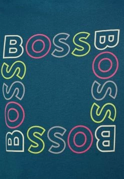 BOSS TEESQUARE - Print T-shirt - Medium Blue -BOSS Sales Store 994fceb0efd74711bf4bf31ed5fcc982
