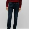 BOSS ANDERSON BC-P - Straight Leg Jeans - Dark Blue Seven -BOSS Sales Store 9ad2a7698f0b4536a6e2316c729affeb