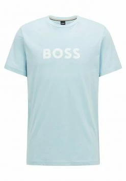BOSS RN - Print T-shirt - Light Blue -BOSS Sales Store 9b19bd8b079745a58c54bb1256d1a3cf