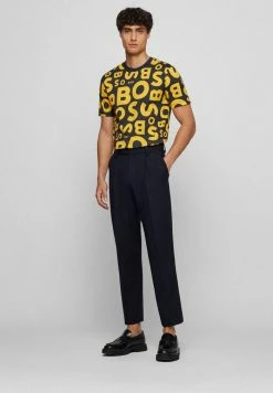 BOSS TIBURT - Print T-shirt - Dark Blue Four -BOSS Sales Store 9b486fda7c184788a8e485ff0812db86