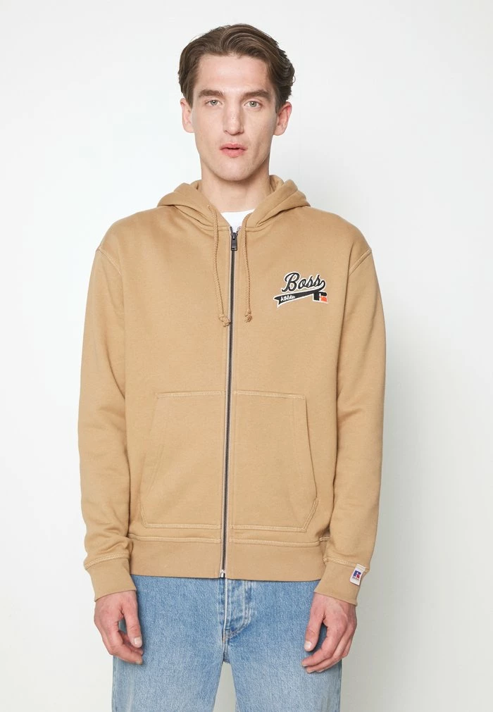 BOSS SANYO - Zip-up Sweatshirt - Medium Beige 3 BOSS SANYO - Zip-up Sweatshirt - Medium Beige