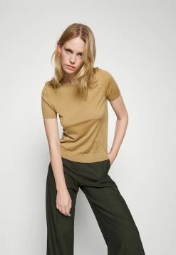 BOSS FALYSSIAS - Basic T-shirt - Medium Beige -BOSS Sales Store 9b8f6fcaae1e43f49a504e6854ea933d