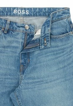 BOSS Straight Leg Jeans - Turquoise -BOSS Sales Store 9bbaee39f70e4abaa9a419b8faf732c9
