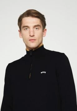 BOSS ZITOM - Cardigan - Black -BOSS Sales Store 9c1aa7ecbb1749888affe6676bd3c25f