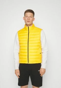 BOSS CALANO - Waistcoat - Open Yellow
