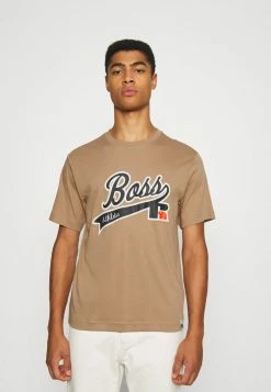 BOSS X RUSSELL ATHLETIC - Print T-shirt - Medium Beige