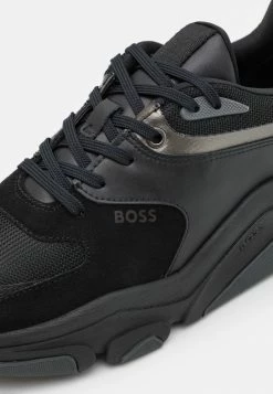 BOSS ASHER RUNN - Trainers - Black -BOSS Sales Store 9cdd28e7af9745559a4f53b7c2cb1cf2