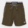 BOSS THORNFISH - Swimming Shorts - Dark Green -BOSS Sales Store 9d5f35429279498096309eeeed0993ef