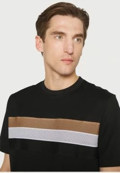 BOSS TIBURT - Print T-shirt - Black -BOSS Sales Store 9d75e6f31c5e4d3fb1ae5df1d376c9cd