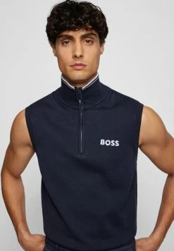 BOSS ZOLF - Jumper - Dark Blue -BOSS Sales Store 9dcd4203700b4909b04132a7e18d4ca7