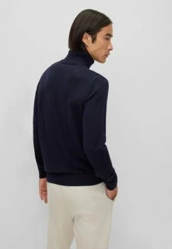 BOSS LADAMO - Jumper - Dark Blue Four -BOSS Sales Store 9e8287319b2a4417be63719612238d76