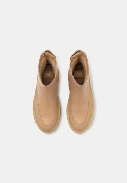 BOSS DENORY ZIPBOOTIE - Platform Ankle Boots - Beige -BOSS Sales Store 9e861313c92245628c415344259820bf
