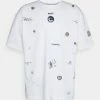BOSS TIRAXART - Print T-shirt - White -BOSS Sales Store 9f0a909face440569cb88c12773b3b89
