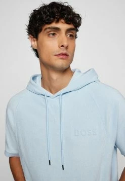 BOSS SEALY - Print T-shirt - Light Blue Three -BOSS Sales Store 9f9c7f10f32f4679b7429629ad9aa144