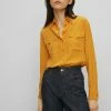 BOSS Button-down Blouse - Open Yellow Five -BOSS Sales Store a0538ac2c61e4c29ba6641e7bfc6e19d