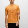 BOSS TEE - Print T-shirt - Open Orange Two -BOSS Sales Store a0bdb6fb5d124e9dbdb90fdd39527726