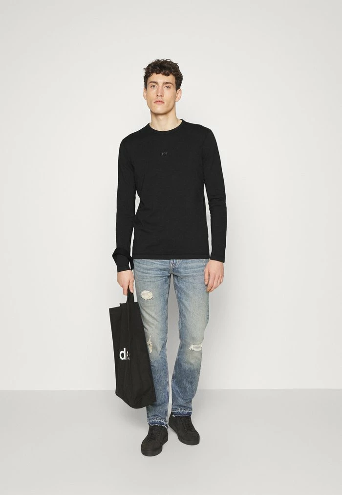 BOSS TOKKSLONG - Long Sleeved Top - Black 4 BOSS TOKKSLONG - Long Sleeved Top - Black - Image 2