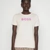 BOSS ELOGO - Print T-shirt - Light Pastel Pink -BOSS Sales Store a1738806531a45dfacb3d8c82bb7d8bd