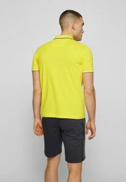 BOSS PAUL CURVED - Polo Shirt - Yellow Nineteen -BOSS Sales Store a41fbde5d51442b98a5ed2432b8974f7