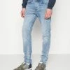 BOSS TABER - Jeans Tapered Fit - Medium Blue