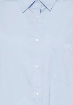 BOSS BOSTUCCI - Button-down Blouse - Light/pastel Blue -BOSS Sales Store a4c12d24b8a948539e7e39274f41a071
