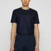 BOSS TESSLER - Basic T-shirt - Dark Blue Four -BOSS Sales Store a4f4b285cdf14d23a262ea2d0113f8bf