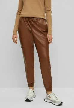 BOSS TAFEJA - Trousers - Open Brown Two