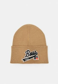 BOSS RUSSELL ATHLETIC - Beanie - Medium Beige