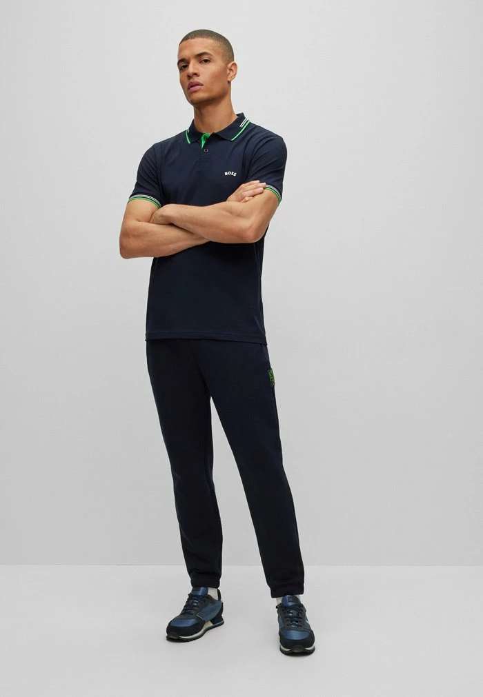 BOSS PAUL CURVED - Polo Shirt - Dark Blue Six 4 BOSS PAUL CURVED - Polo Shirt - Dark Blue Six - Image 2