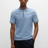 BOSS POLSTON - Polo Shirt - Light/pastel Blue