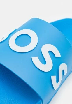 BOSS BAY IT SLID UNISEX - Pool Slides - Bright Blue -BOSS Sales Store a68a7da3445741e0a418bb915ea9c106