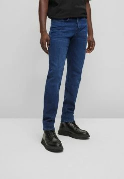 BOSS Jeans Tapered Fit - Dark Blue -BOSS Sales Store a75e0e4e5be543ea8ea14204599f48d2