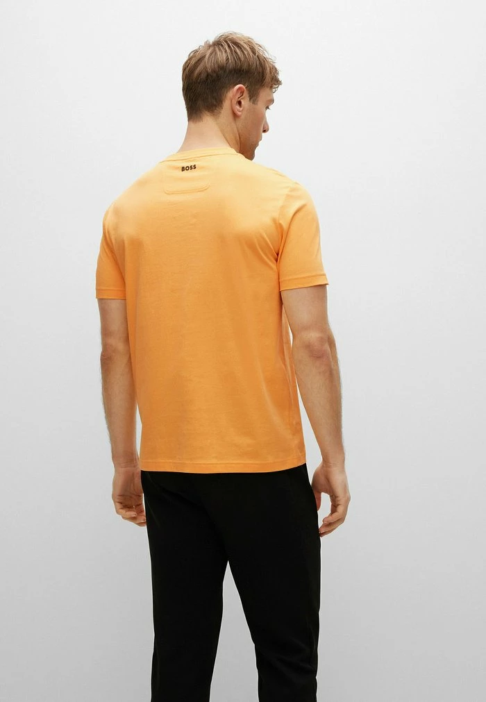 BOSS Print T-shirt - Open Orange Two 5 BOSS Print T-shirt - Open Orange Two - Image 3