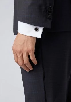 BOSS SIMONY MIT RUNDEM VERSCHLUSS - Cufflinks - White